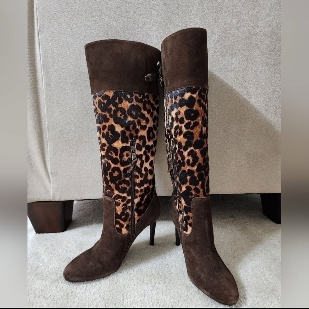 Ralph Lauren Halina Suede Knee Boots – Women’s Size 7 - Picture 5 of 8